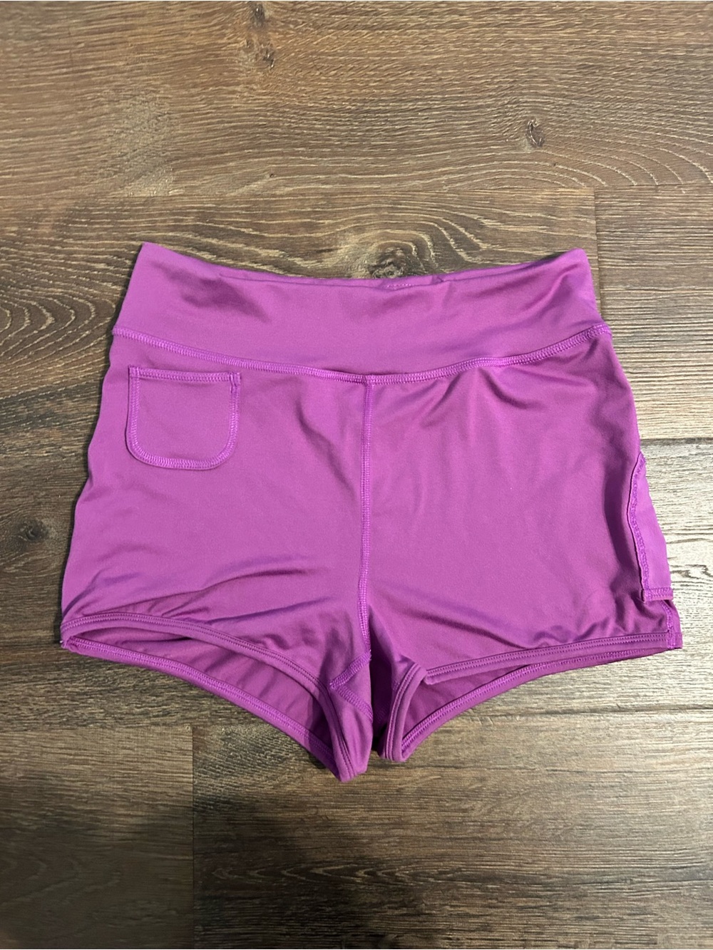 FP Movement by Free People Magenta High-Waist Bike Shorts